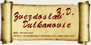 Zvezdoslav Dulkanović vizit kartica
